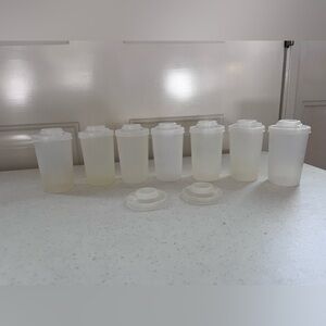 Vintage Tupperware Spices Containers - Set of 7